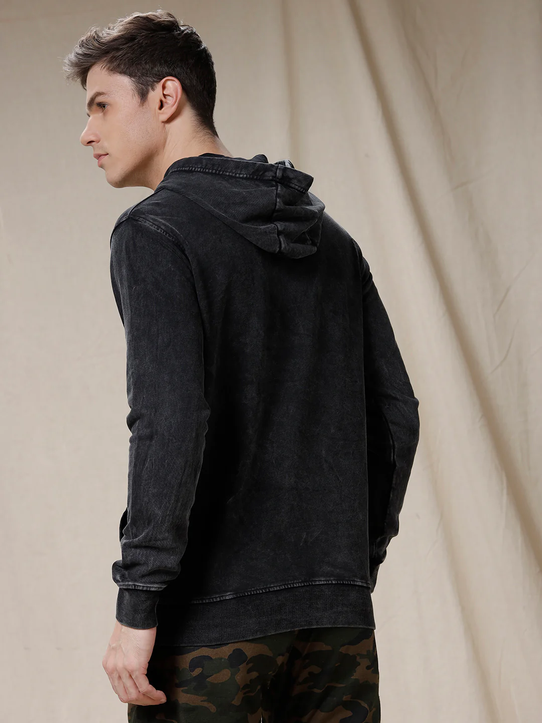 Acid Washed Wrogn Hoodie - Image 3