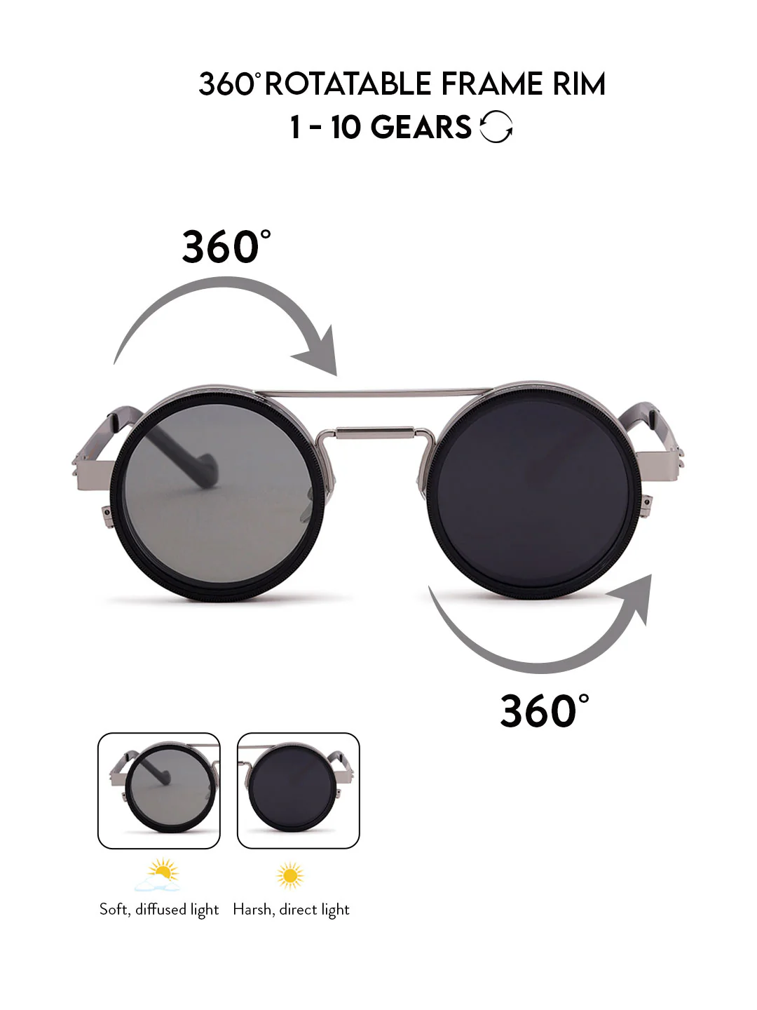 Adjustable Polarised Sunglasses - Image 2