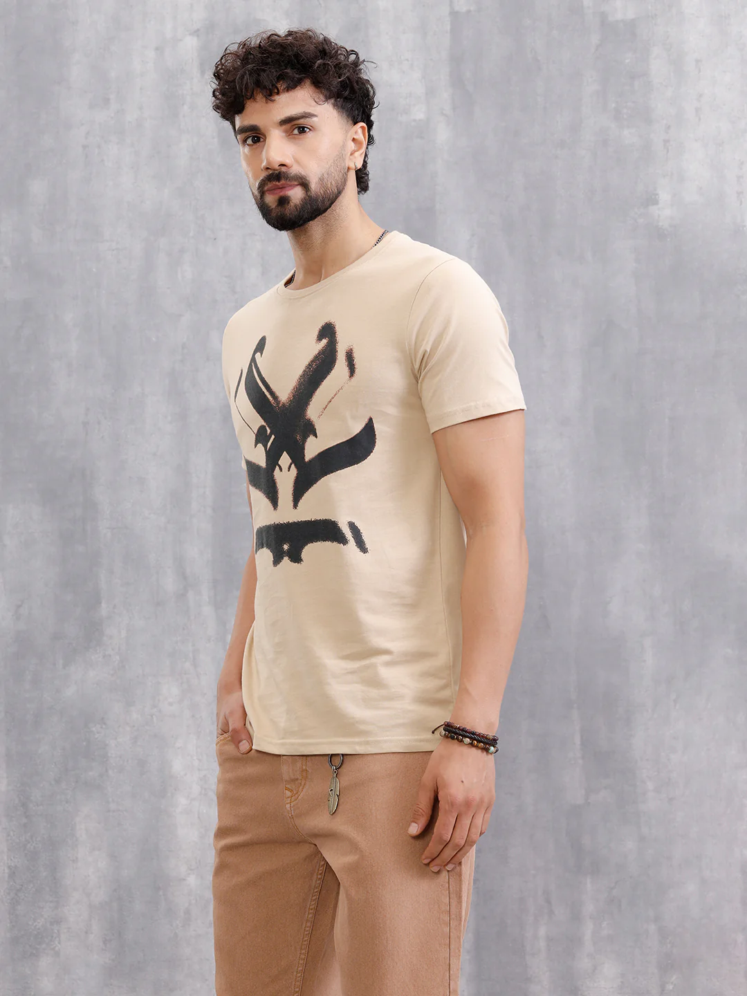 Ancient Script Inspired Brand Carrier | Khaki - Image 6