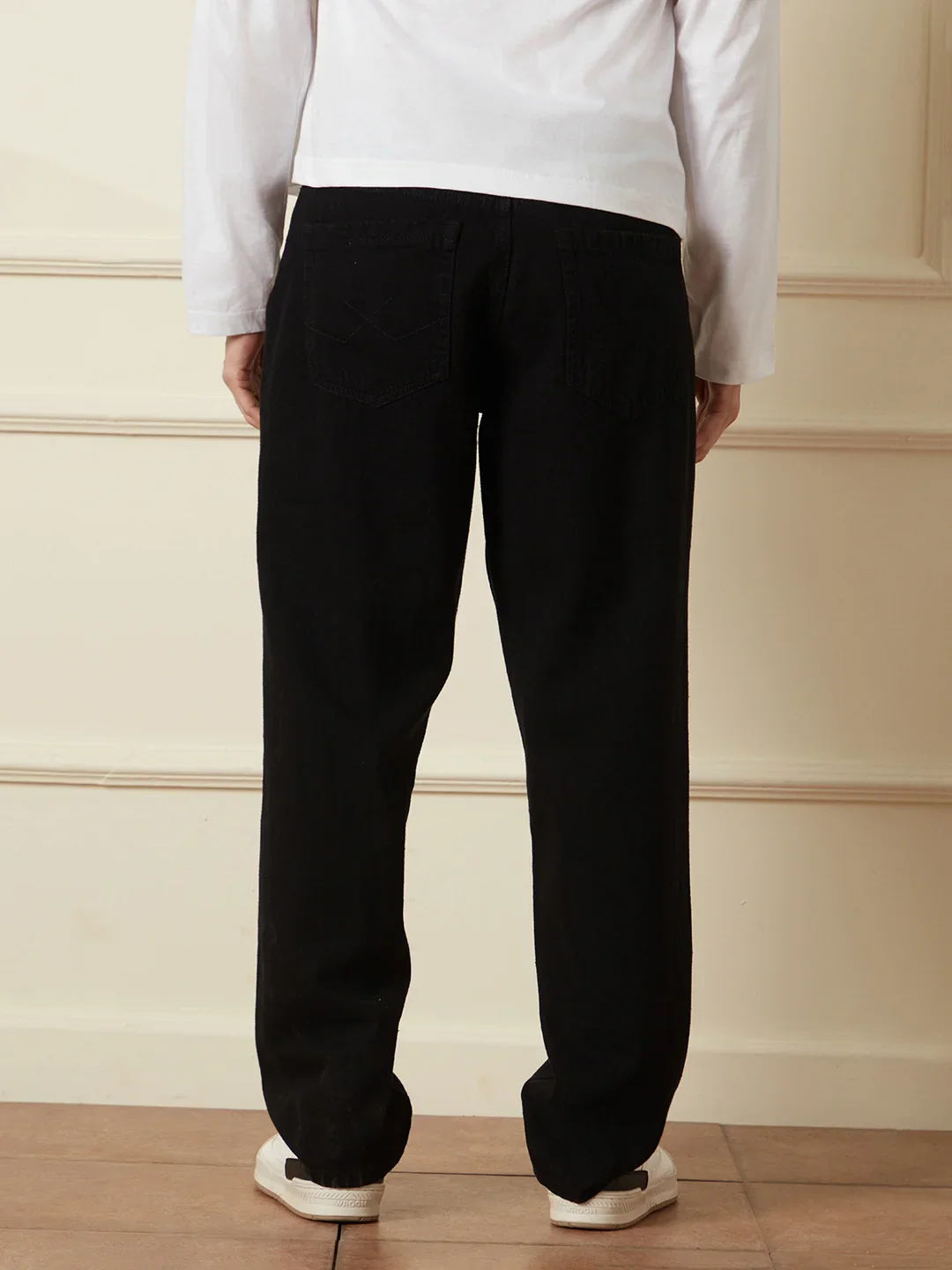 Casual Anti Fit Jeans | Black - Image 3