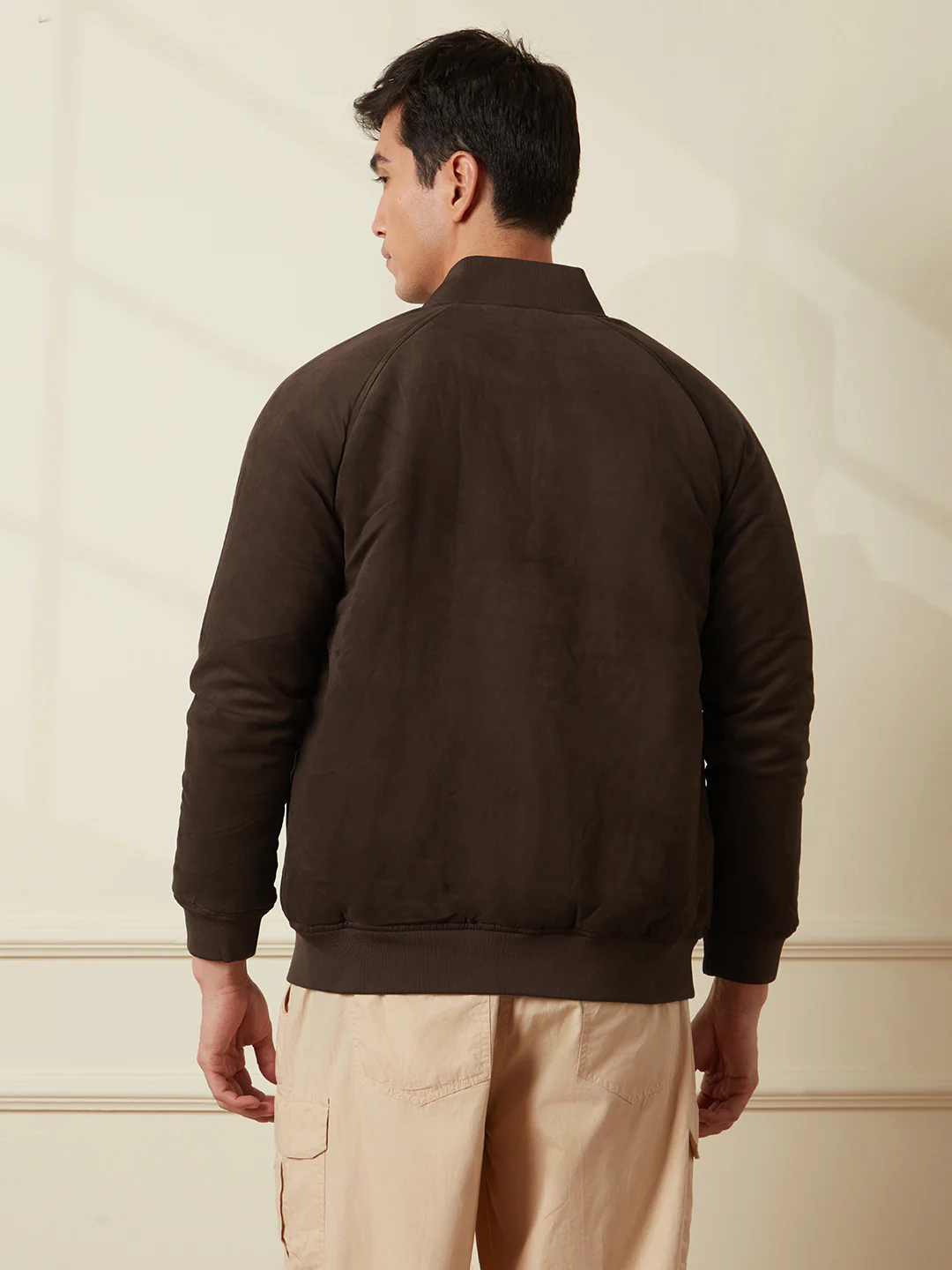Apex Suede Dark Brown Jacket - Image 4