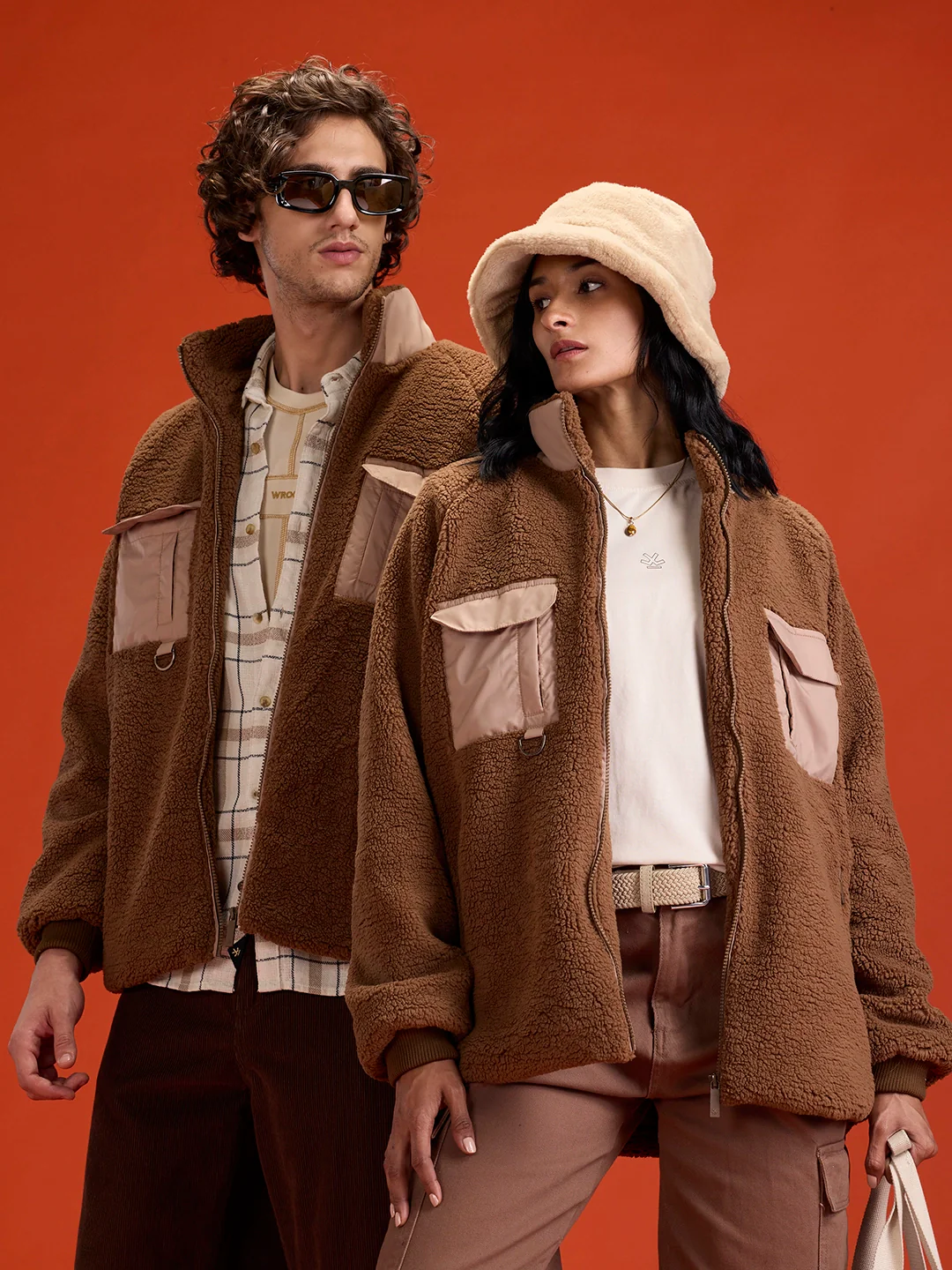 Bearcoat Warm Sherpa Jacket | Brown - Image 2