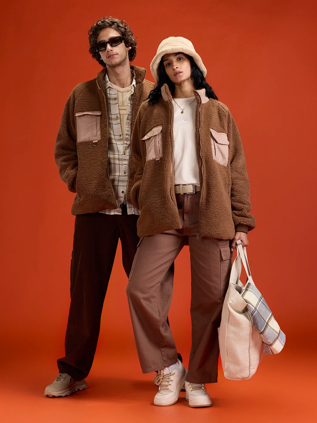 Bearcoat Warm Sherpa Jacket | Brown - Image 3