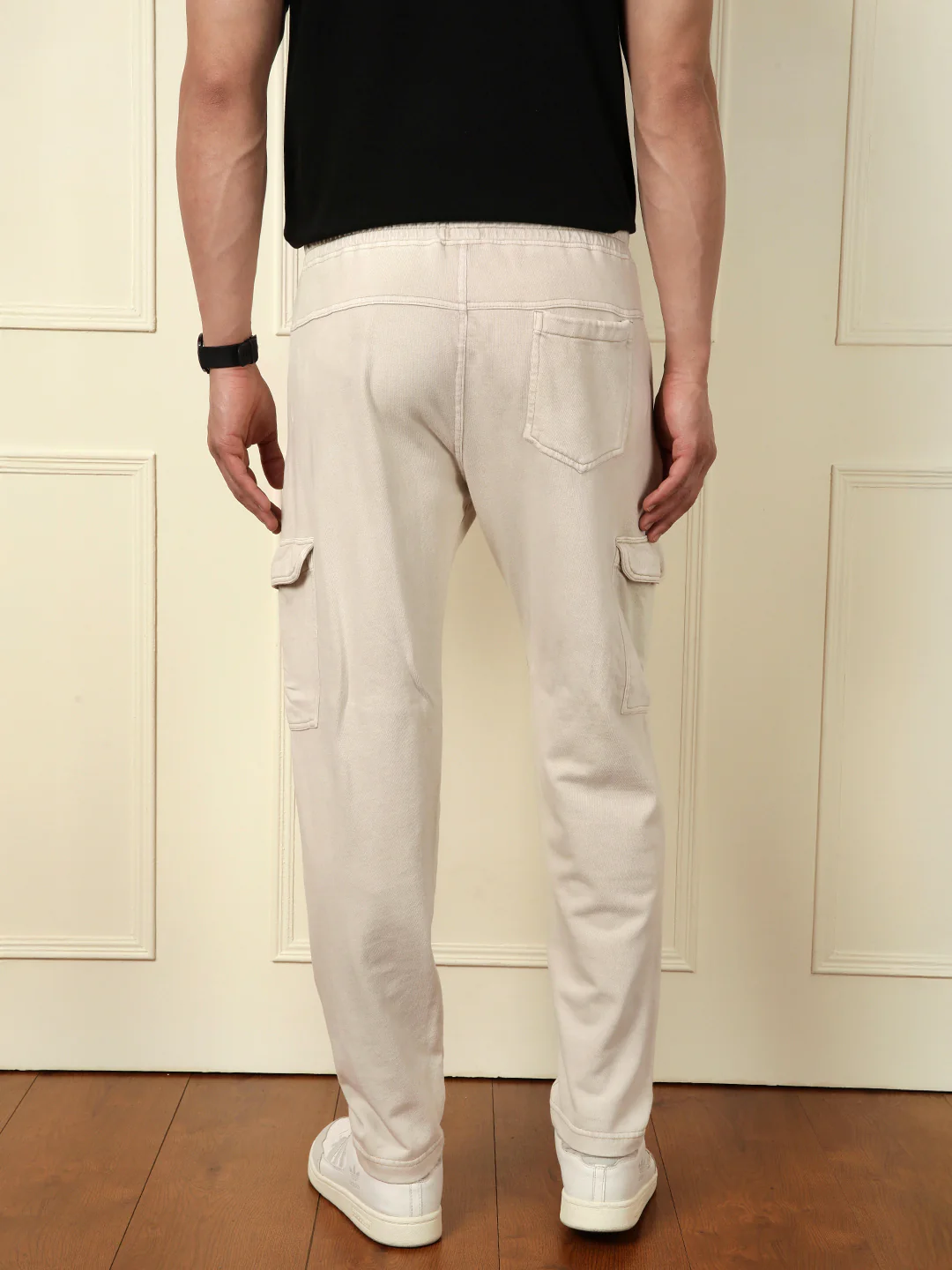 Acid Washed Jogger | Beige - Image 3
