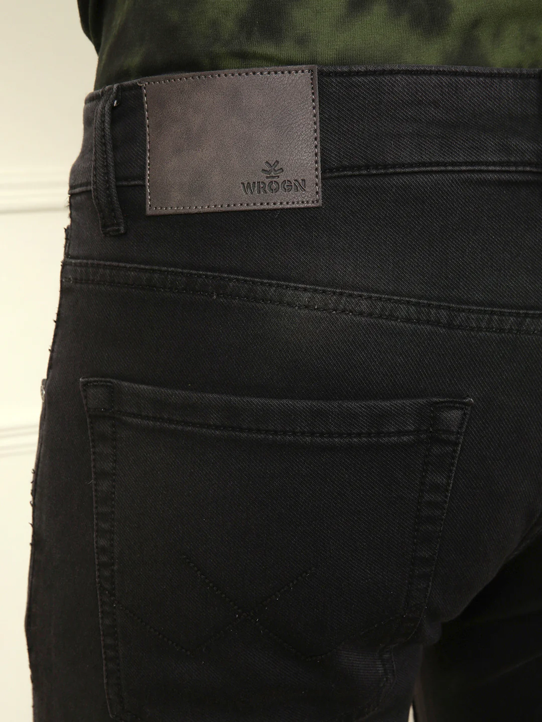 Light Faded Slim Tapered Jeans | Black - Image 6