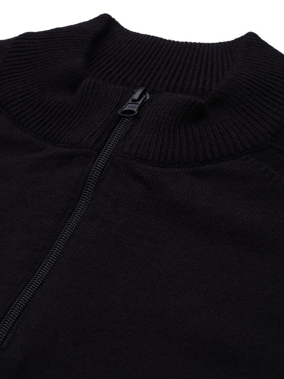 Black High Neck Cozy Sweater - Image 6