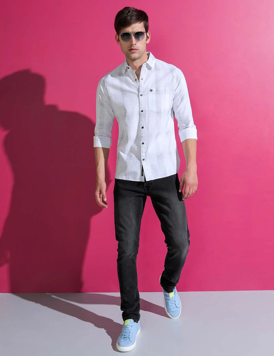 Black Washed Denim Jeans - Image 2