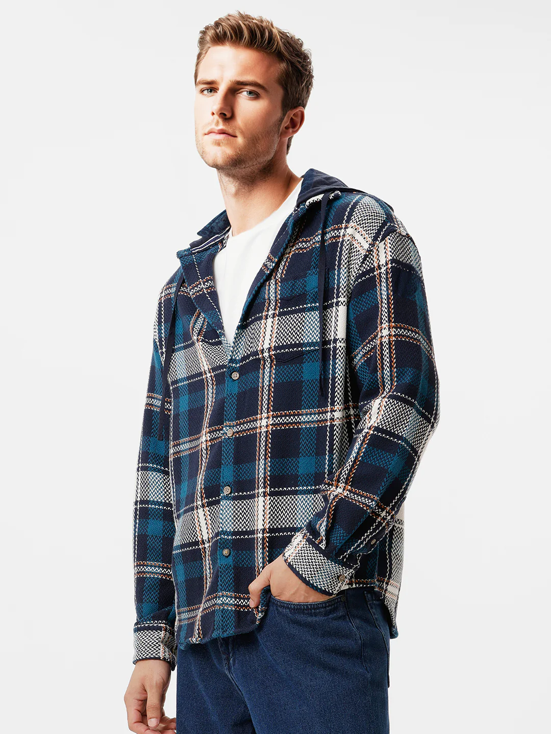 Blue Daze Hooded Shirt - Image 2