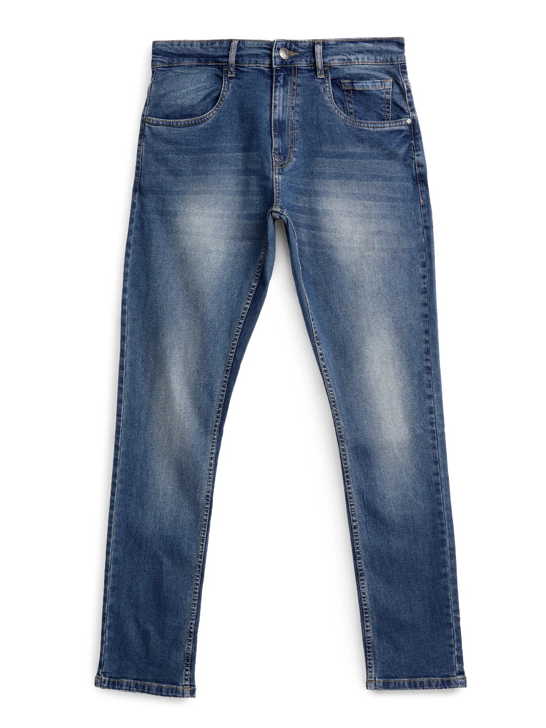 Blue Tread Five Pocket Jeans - Image 6