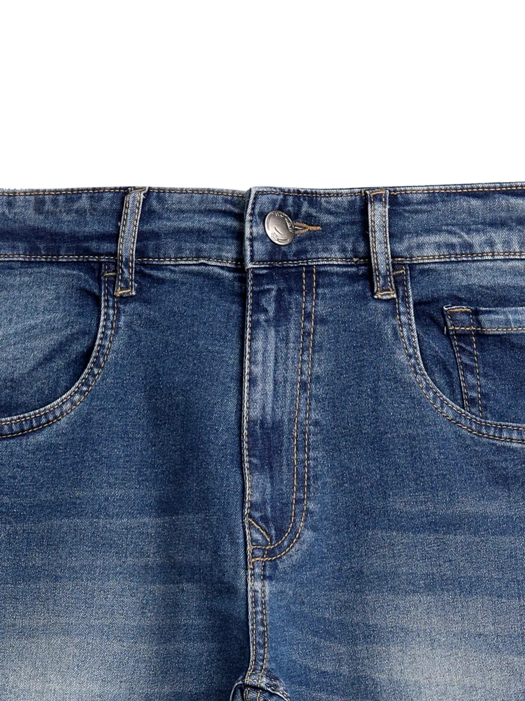 Blue Tread Five Pocket Jeans - Image 8
