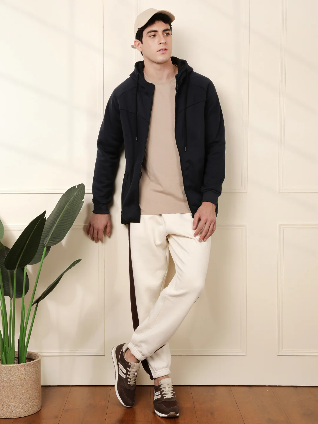 Bold Black Hooded Sweatshirt - Image 4