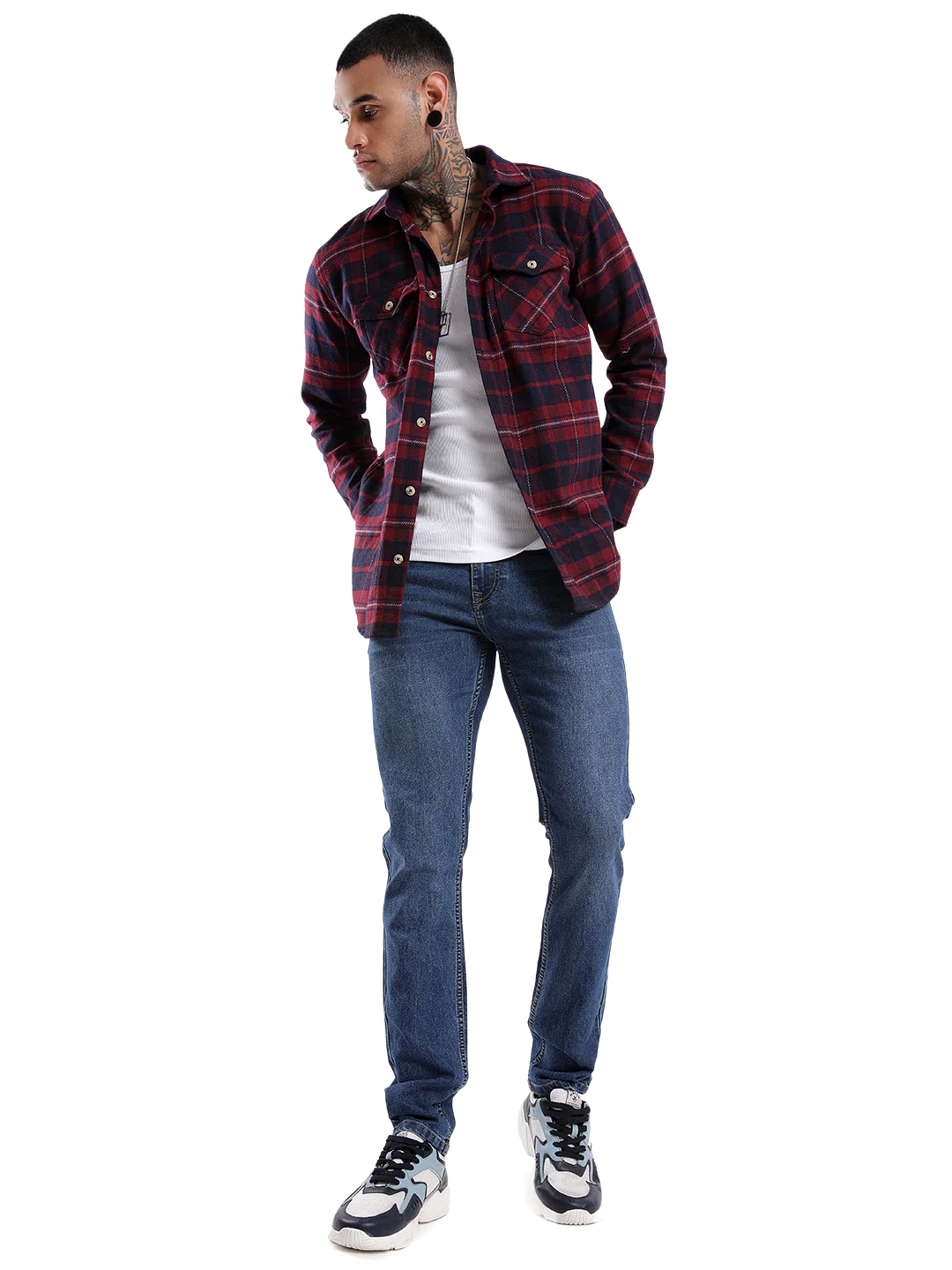 Bold Blue Heavy Duty Jeans - Image 2