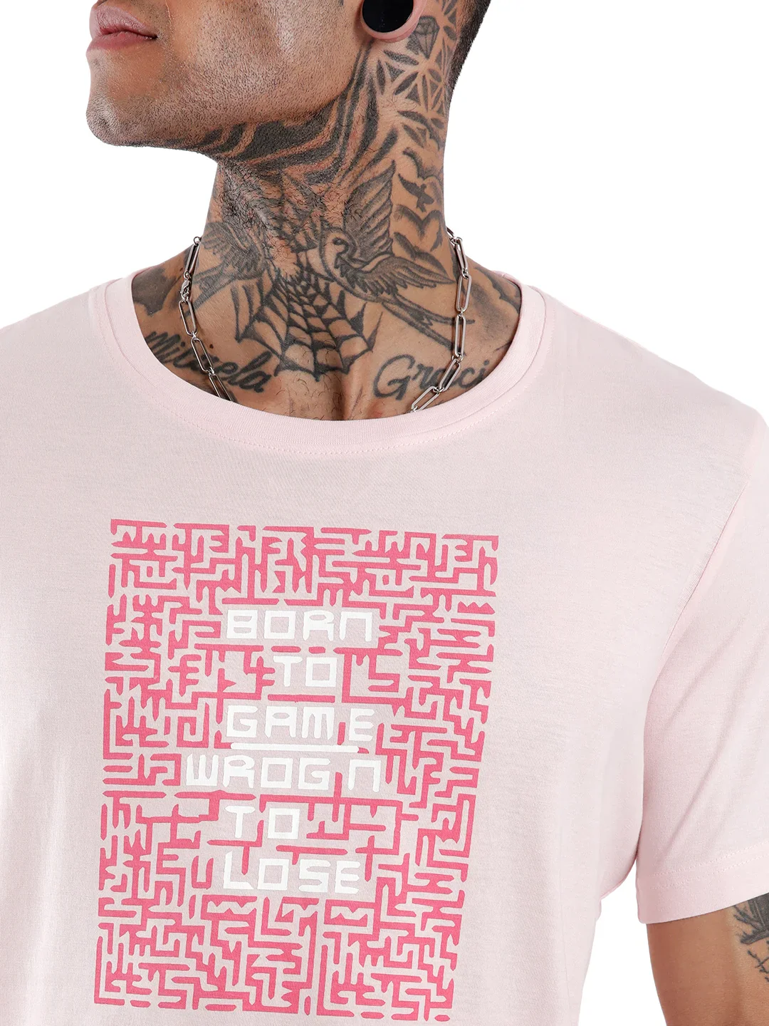 Born To Game Printed T-Shirt - Image 5