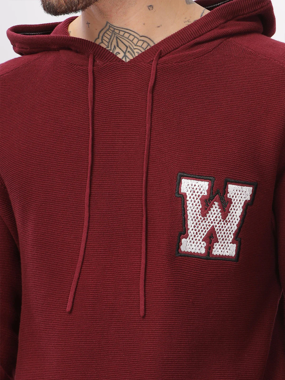 Branded Varsity Hooded Sweater - Image 6