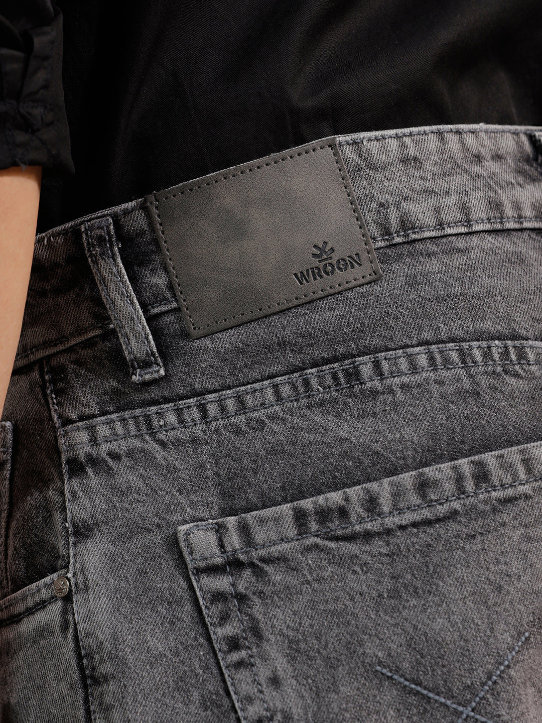 Casual Anti Fit Jeans | Dark Grey - Image 6