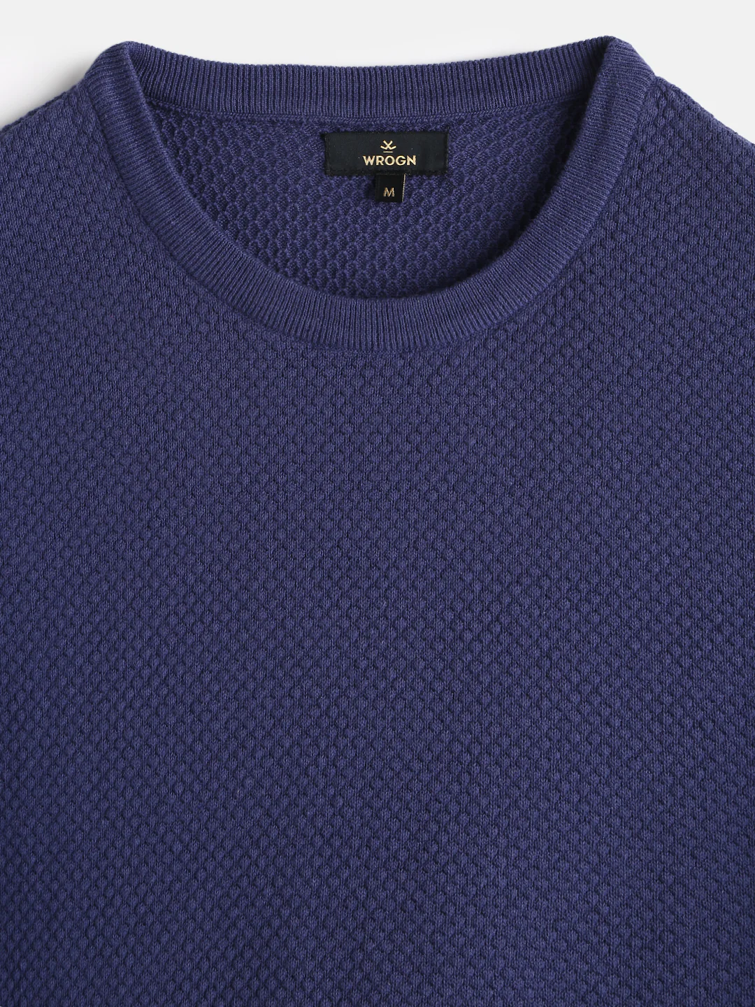 Casual Flat Knit T-Shirt | Purple - Image 4