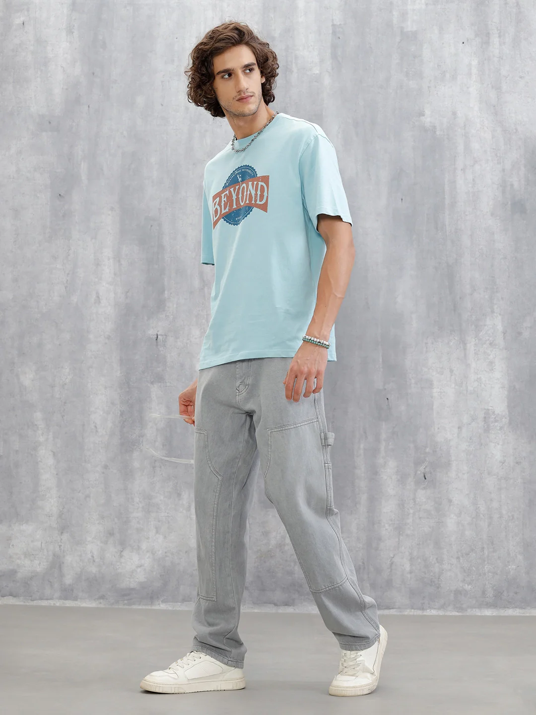 Casual Grey Carpenter Fit Trousers | Mid Grey - Image 2