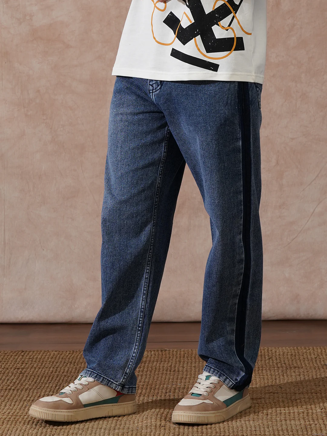 Casual Loose Fit Jeans | Dark Blue - Image 2