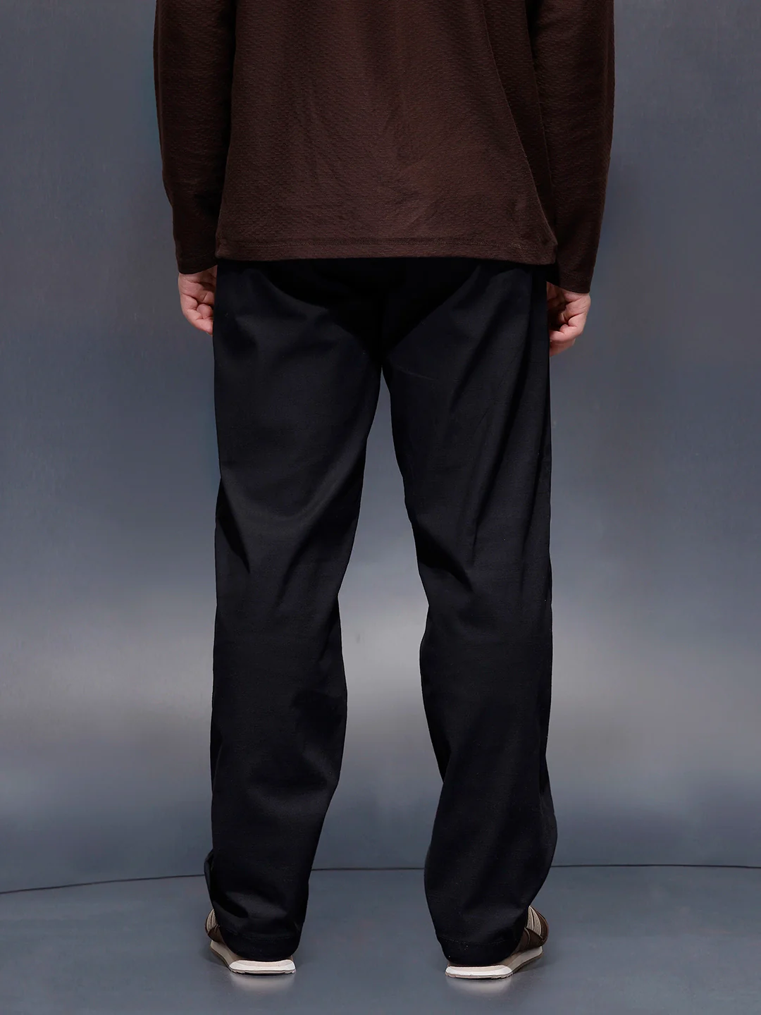 Casual Loose Fit Trouser  | Black - Image 3