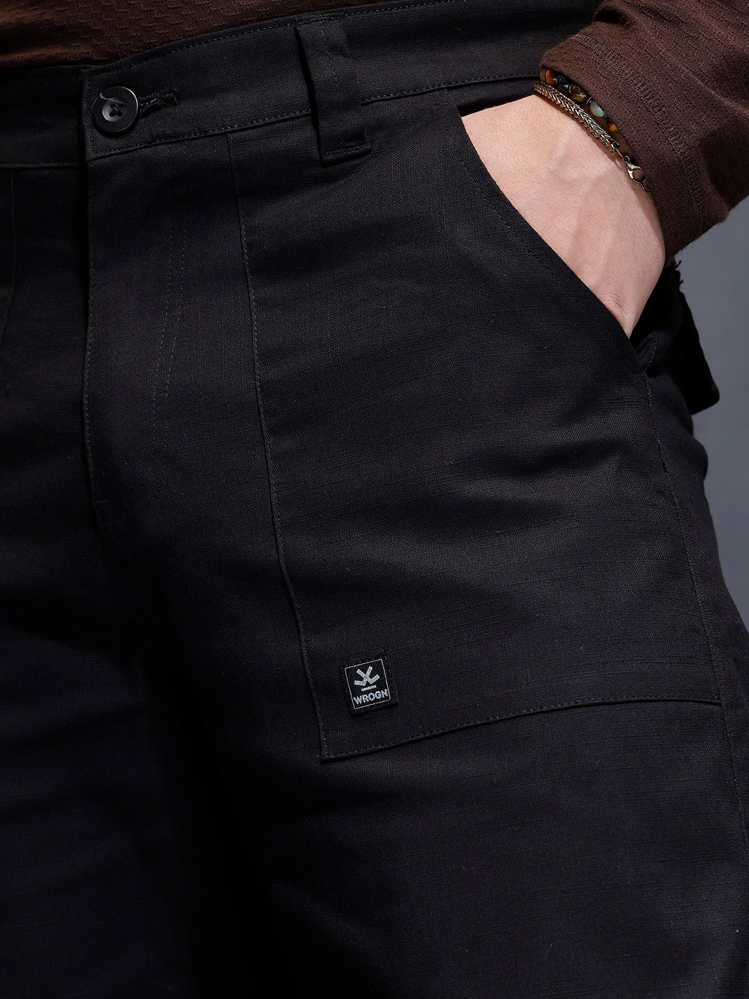 Casual Loose Fit Trouser  | Black - Image 5