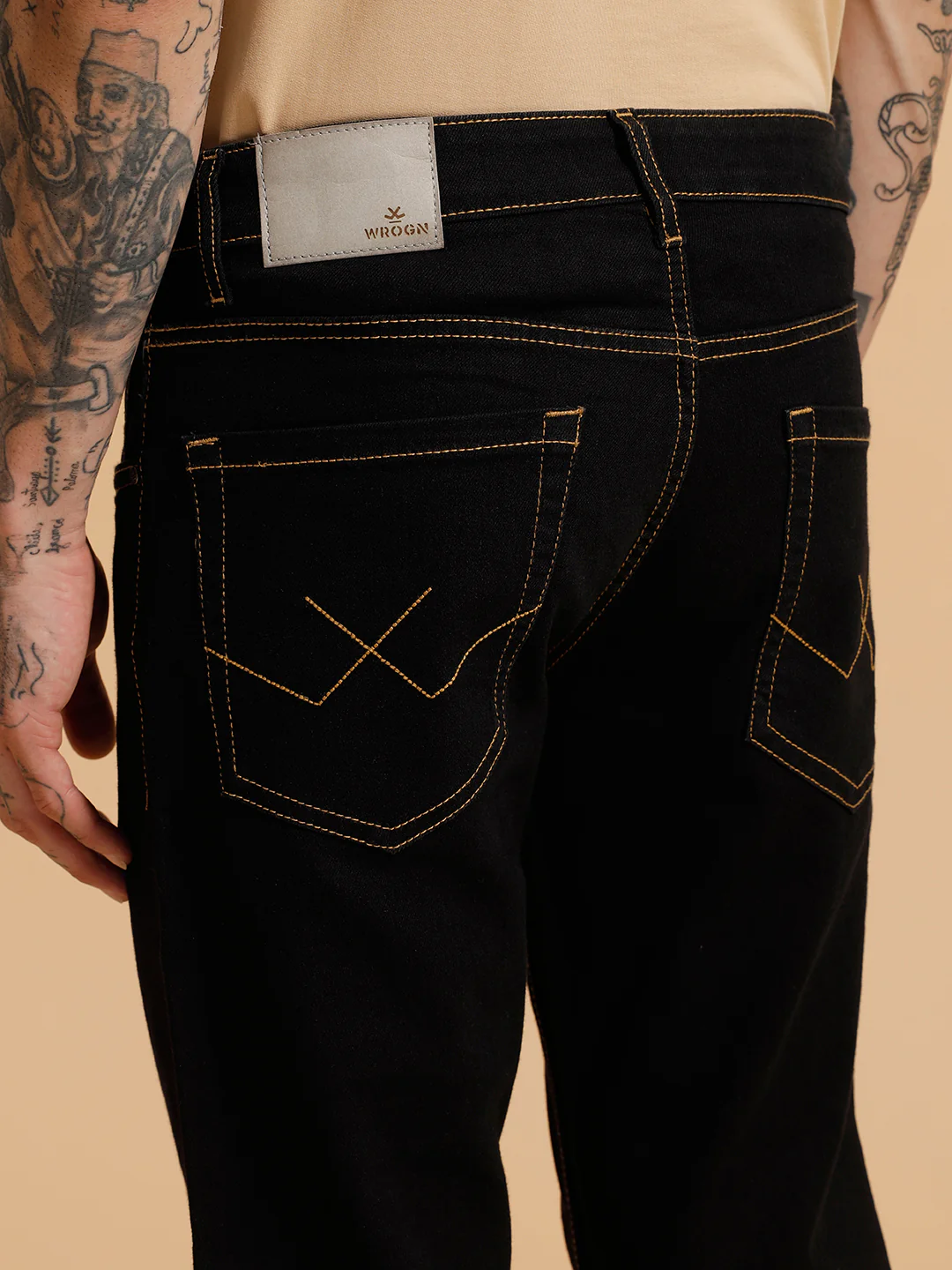 Casual Slim Fit Jeans | Black - Image 5