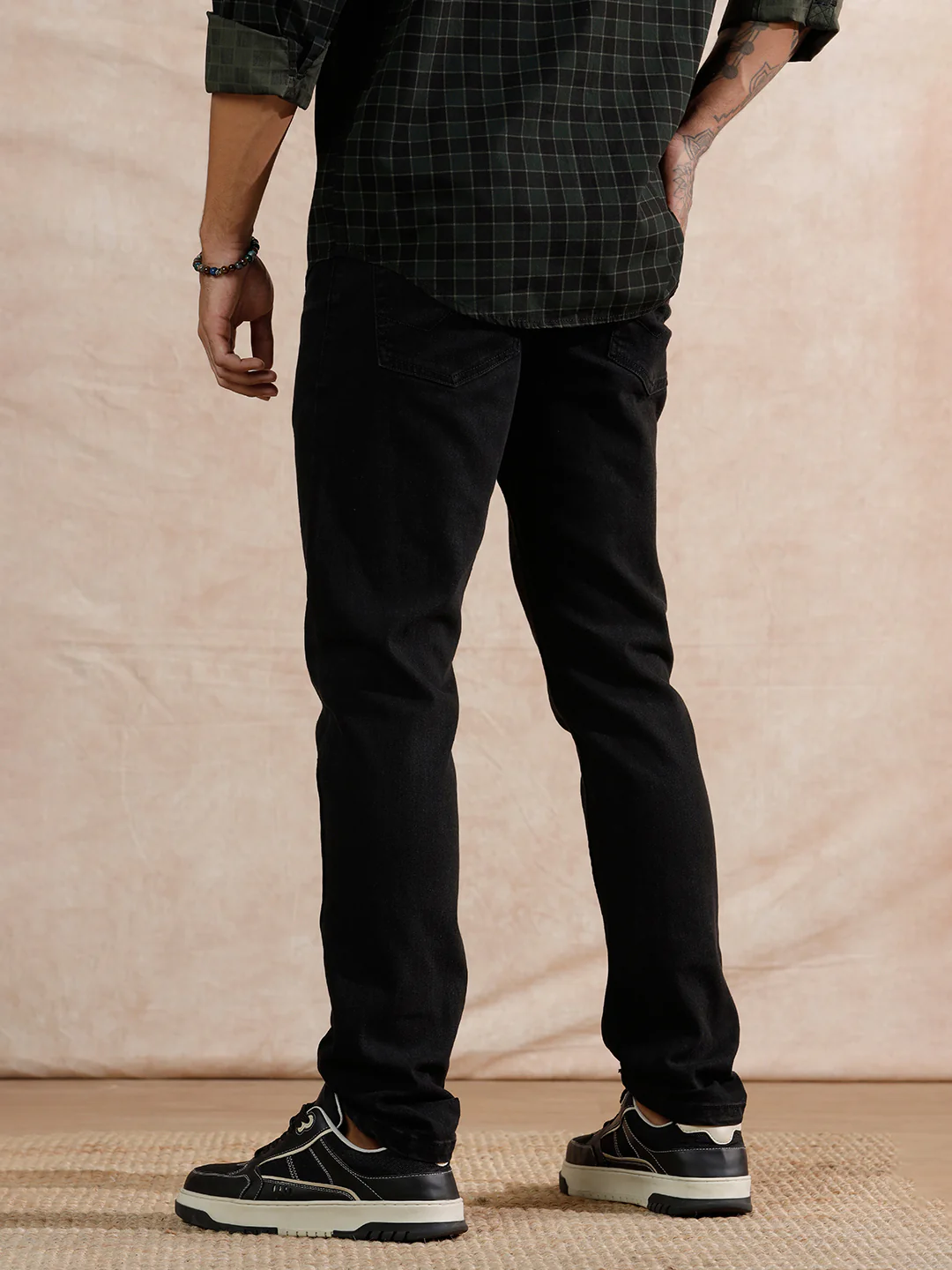Casual Slim Fit Jeans | Black - Image 3