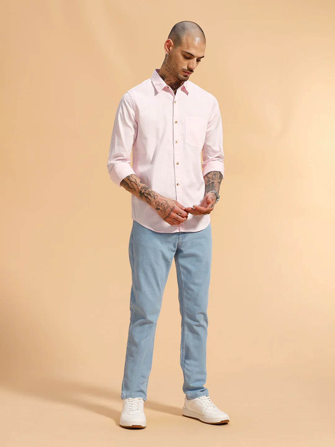 Casual Slim Fit Jeans | Light Blue - Image 2