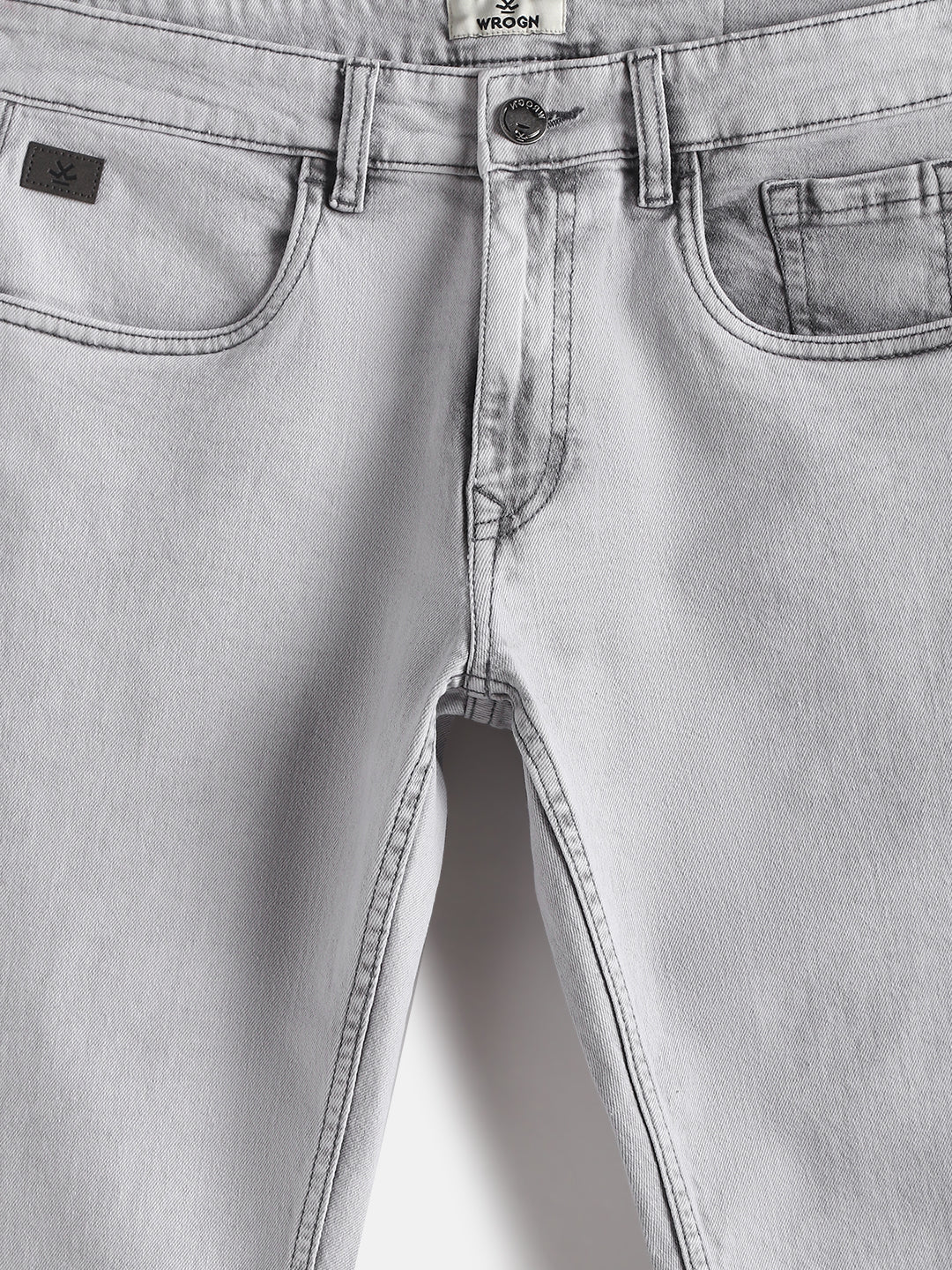 Casual Slim Tapered Jeans | Grey - Image 2