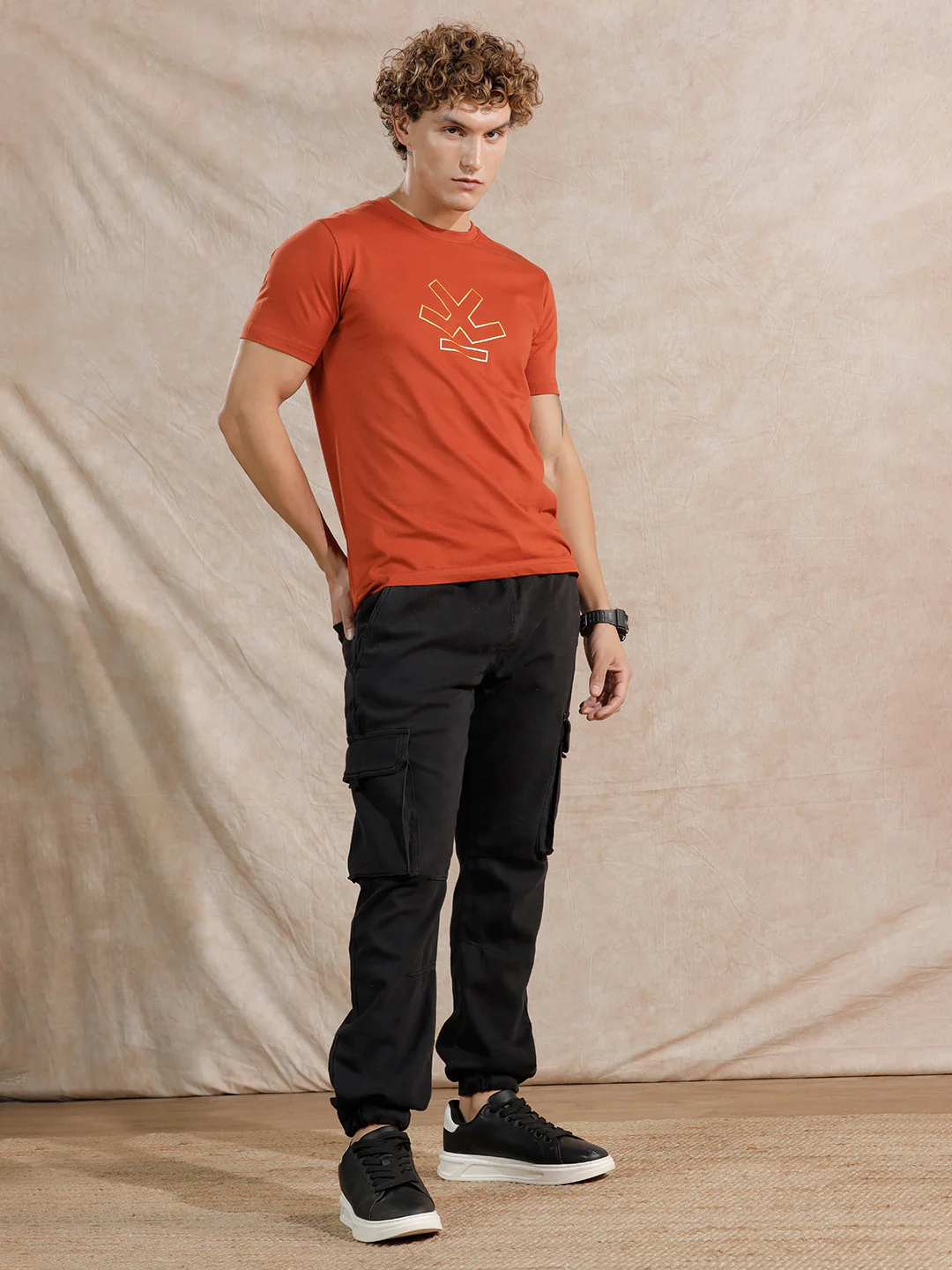 Casual Straight Fit Jogger | Black - Image 2