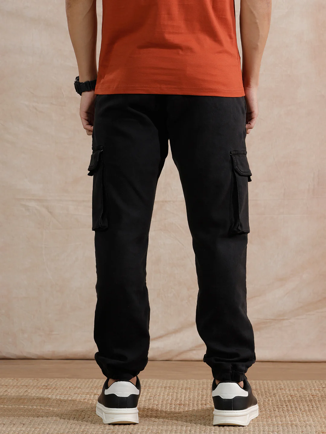 Casual Straight Fit Jogger | Black - Image 3