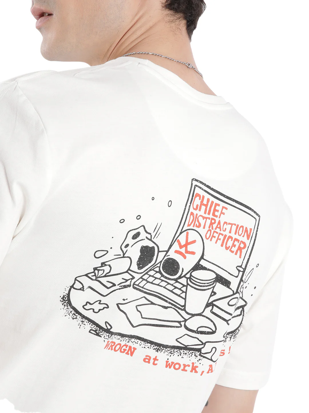 Chief Distraction Officer Printed T-Shirt - Image 4
