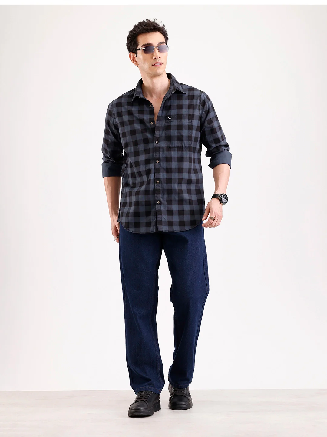 Classic Anti Fit Denim Jeans   |  Blue - Image 2