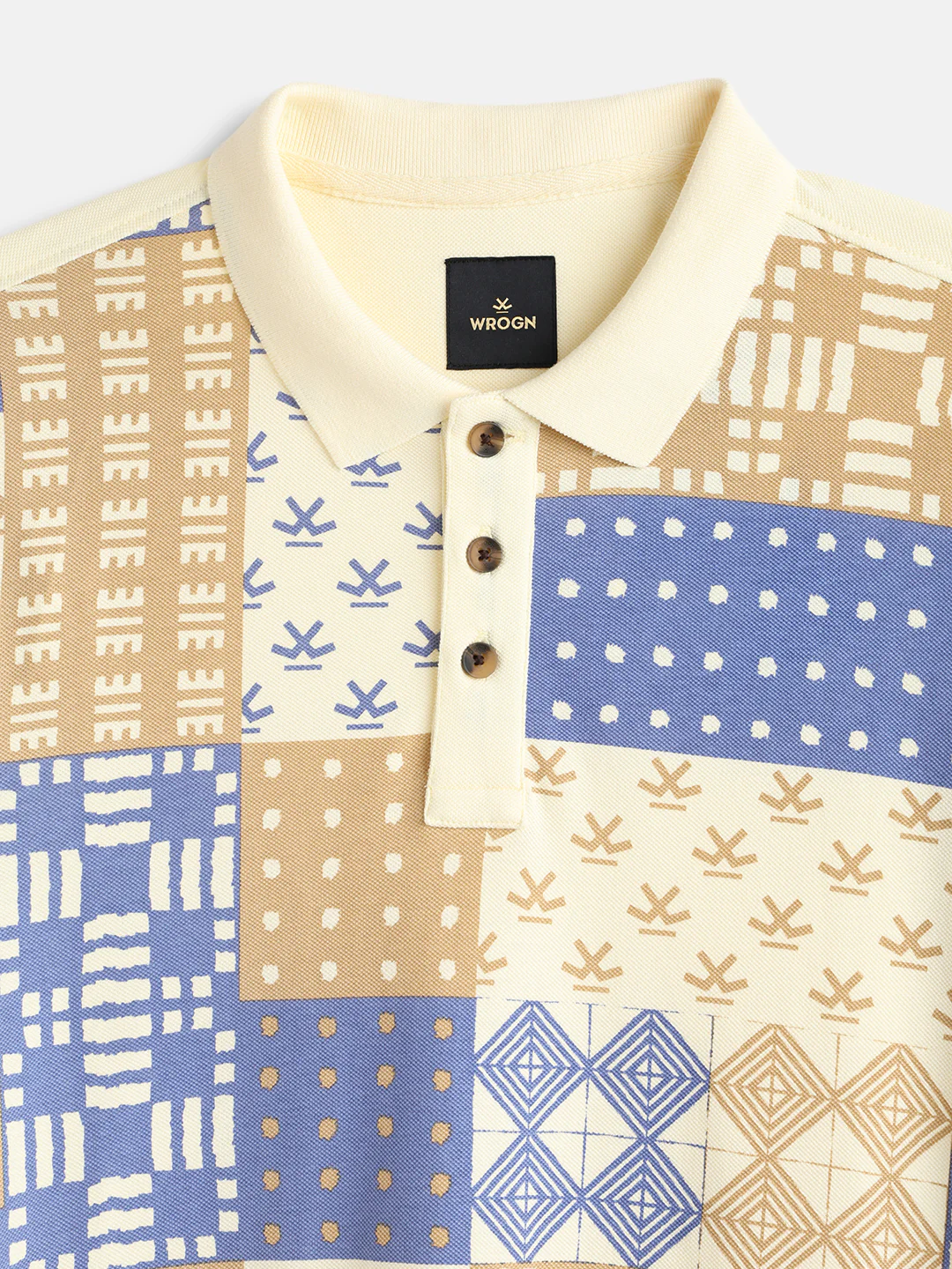 Classic AOP Polo T-Shirt | Yellow - Image 3