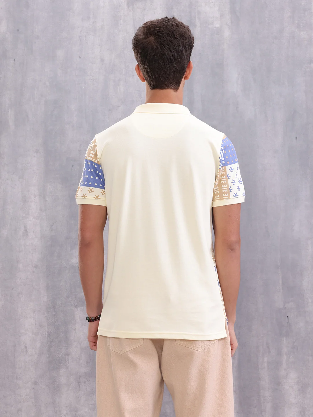 Classic AOP Polo T-Shirt | Yellow - Image 6