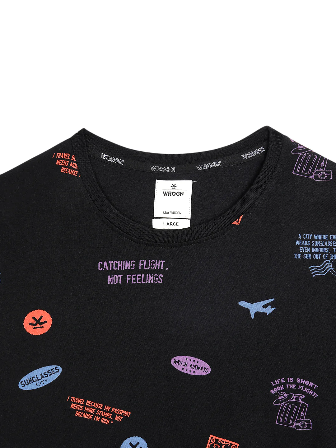 Classic Black AOP T-Shirt - Image 8