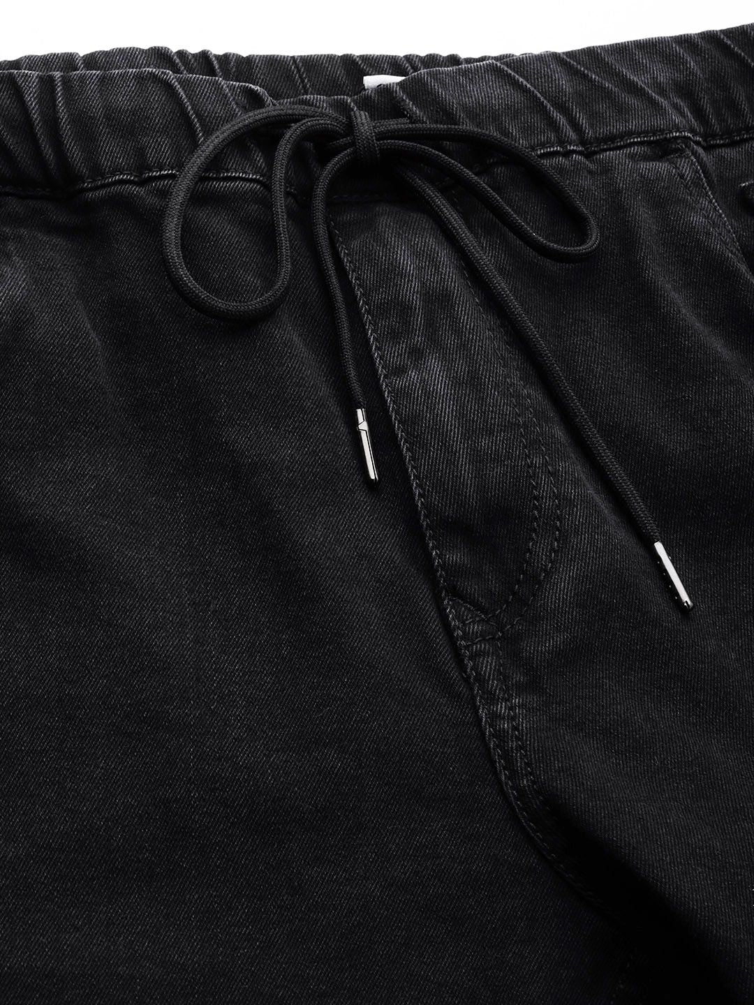 Classic Black Denim Jogger - Image 5