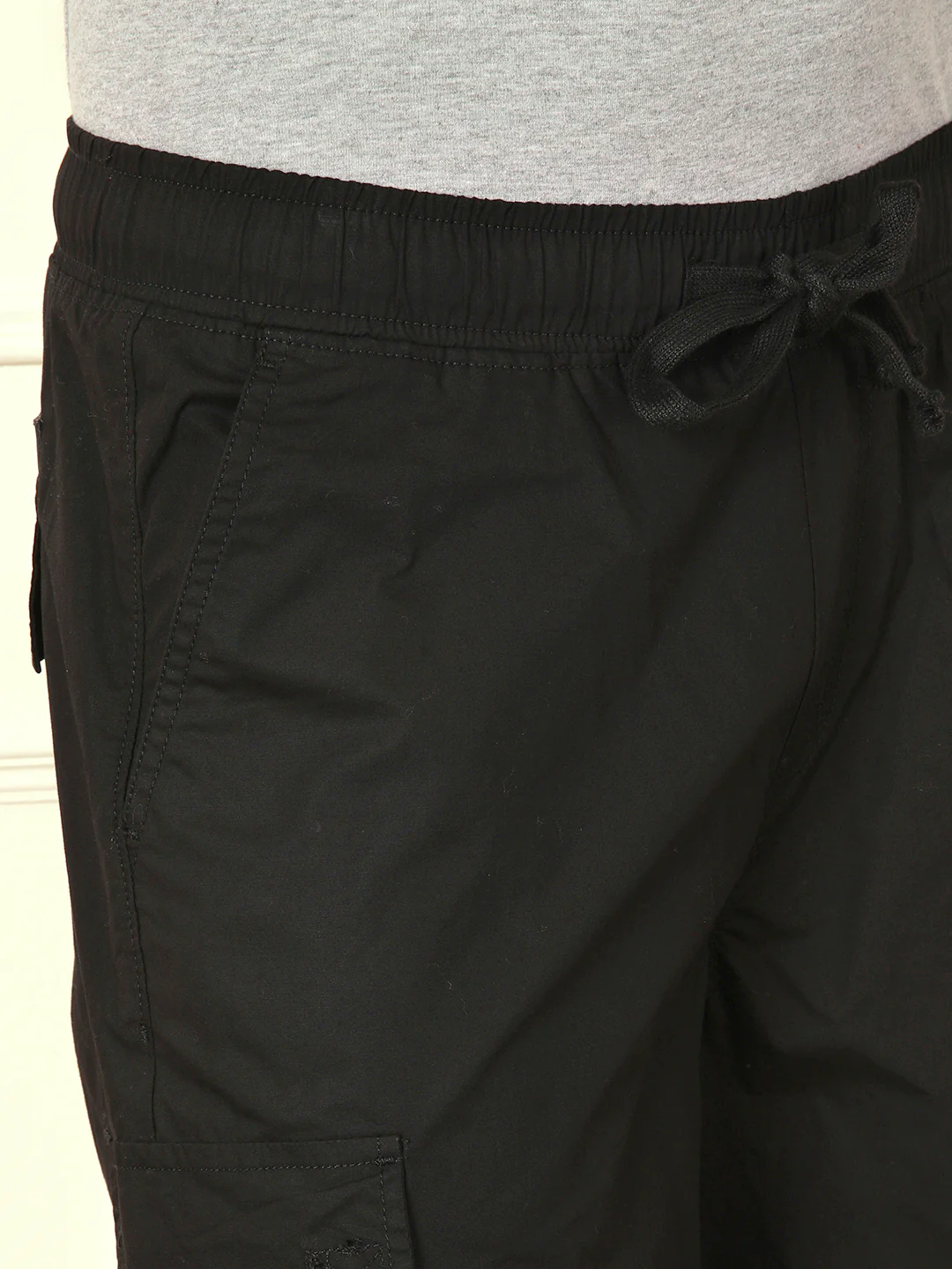 Classic Black Parachute Pants - Image 5