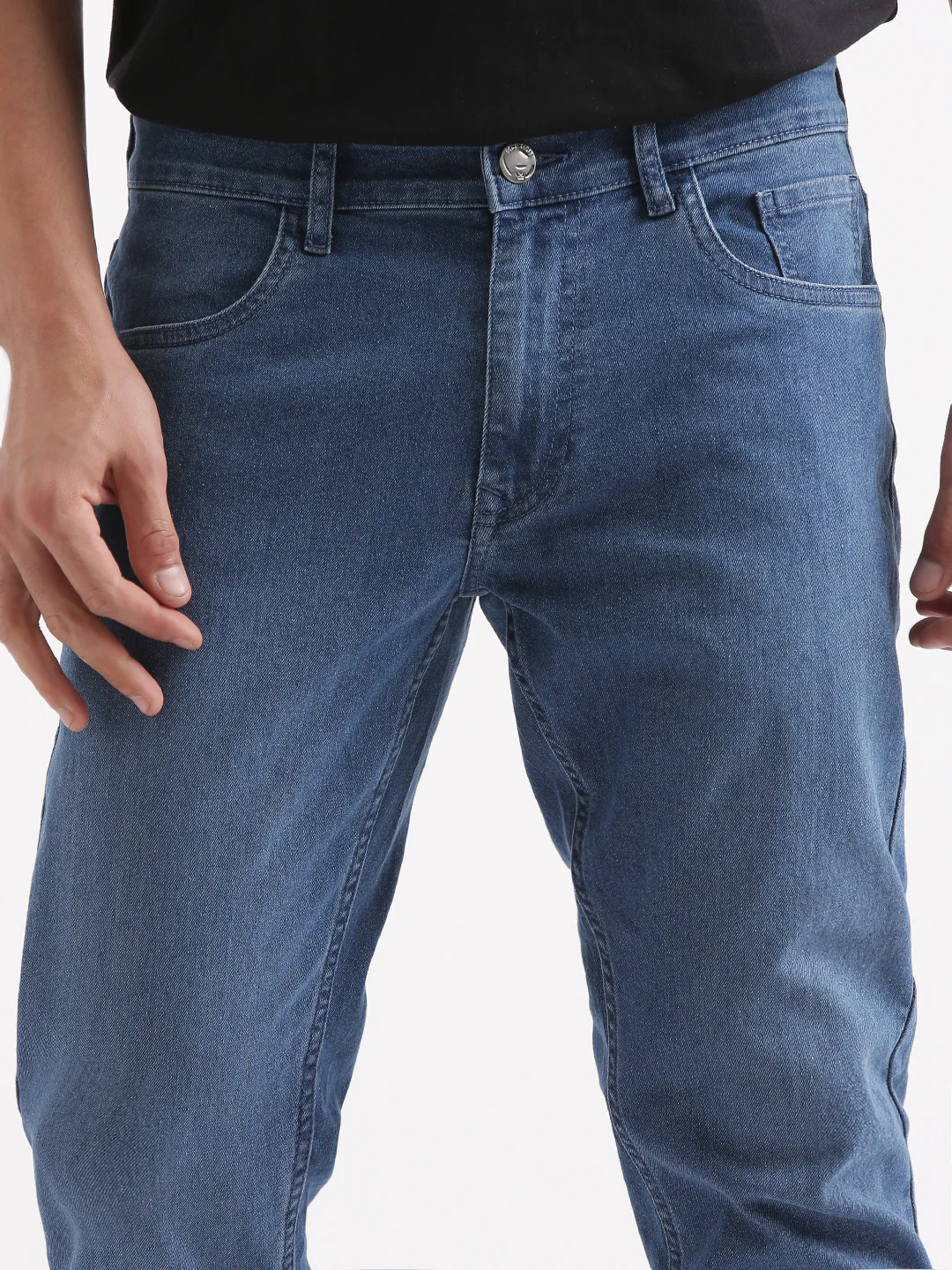 Classic Blue Medwash Jeans - Image 5