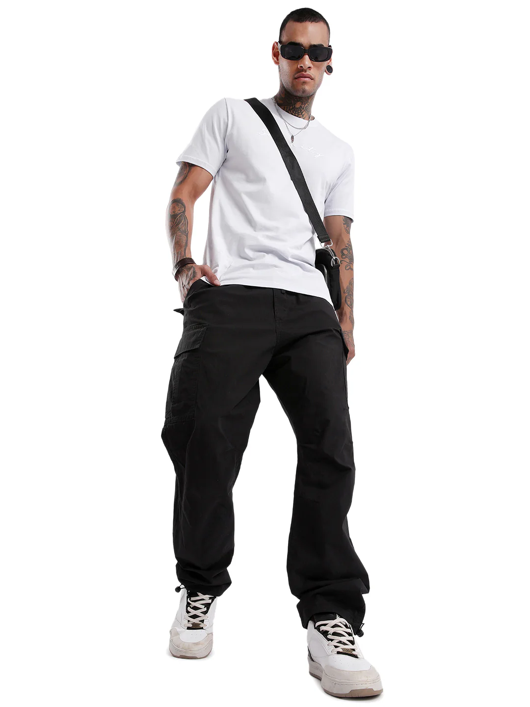 Classic Crew Neck Serenity Printed T-Shirt - Image 2