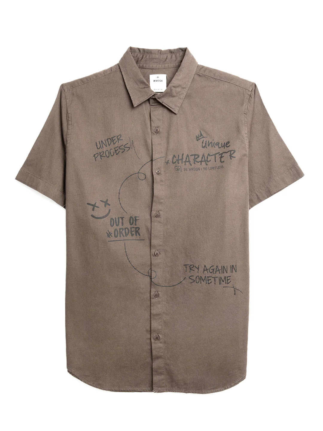 Classic Dark Olive Printed T-Shirt - Image 6