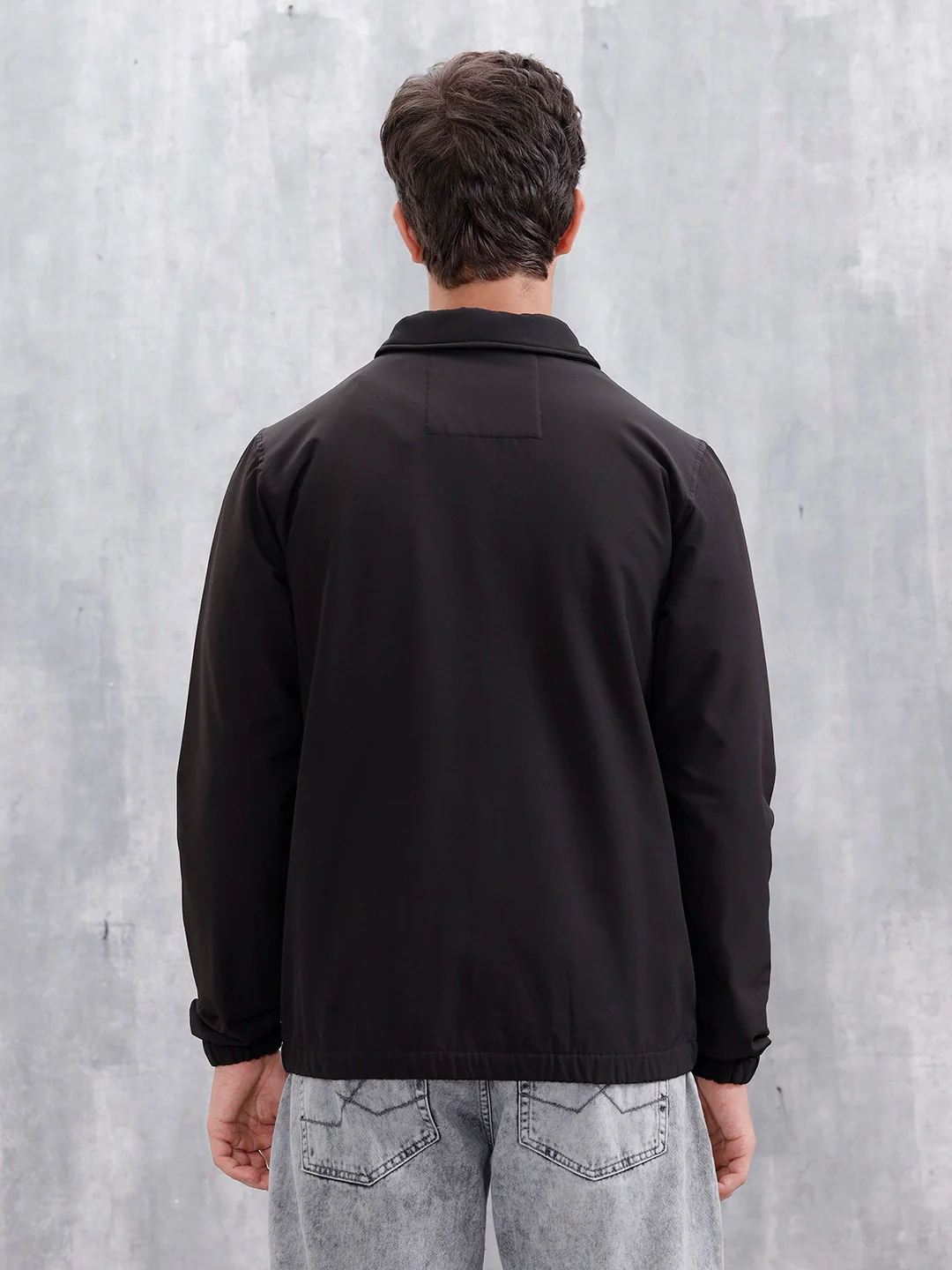 Classic Everyday Casual Jacket For Men | Black - Image 3