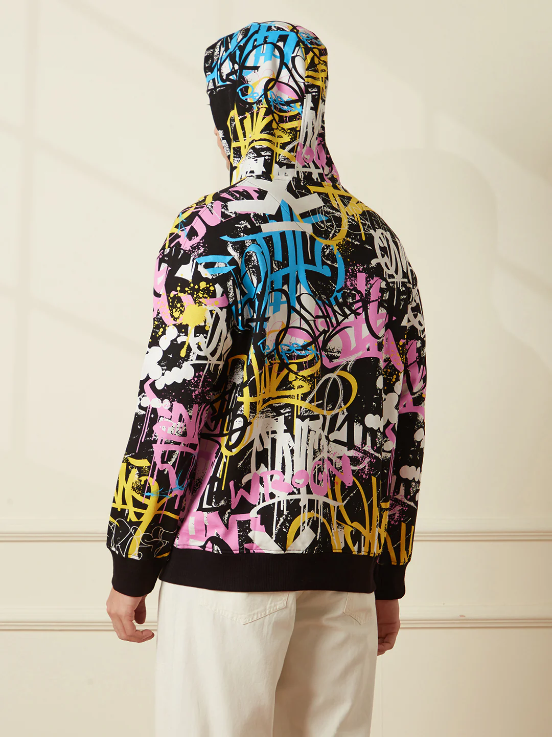 Classic Graffiti AOP Hoodie - Image 3