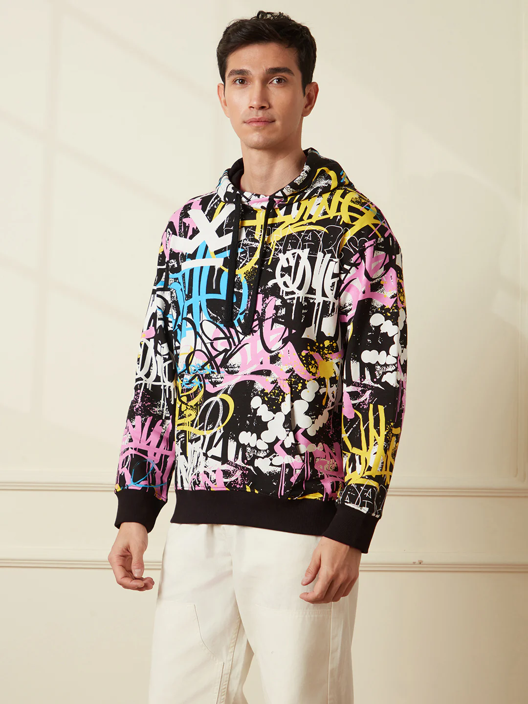 Classic Graffiti AOP Hoodie - Image 4