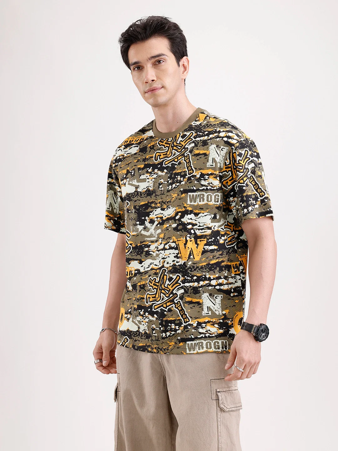 Classic Oversized AOP T-Shirt  | Multicolor - Image 4