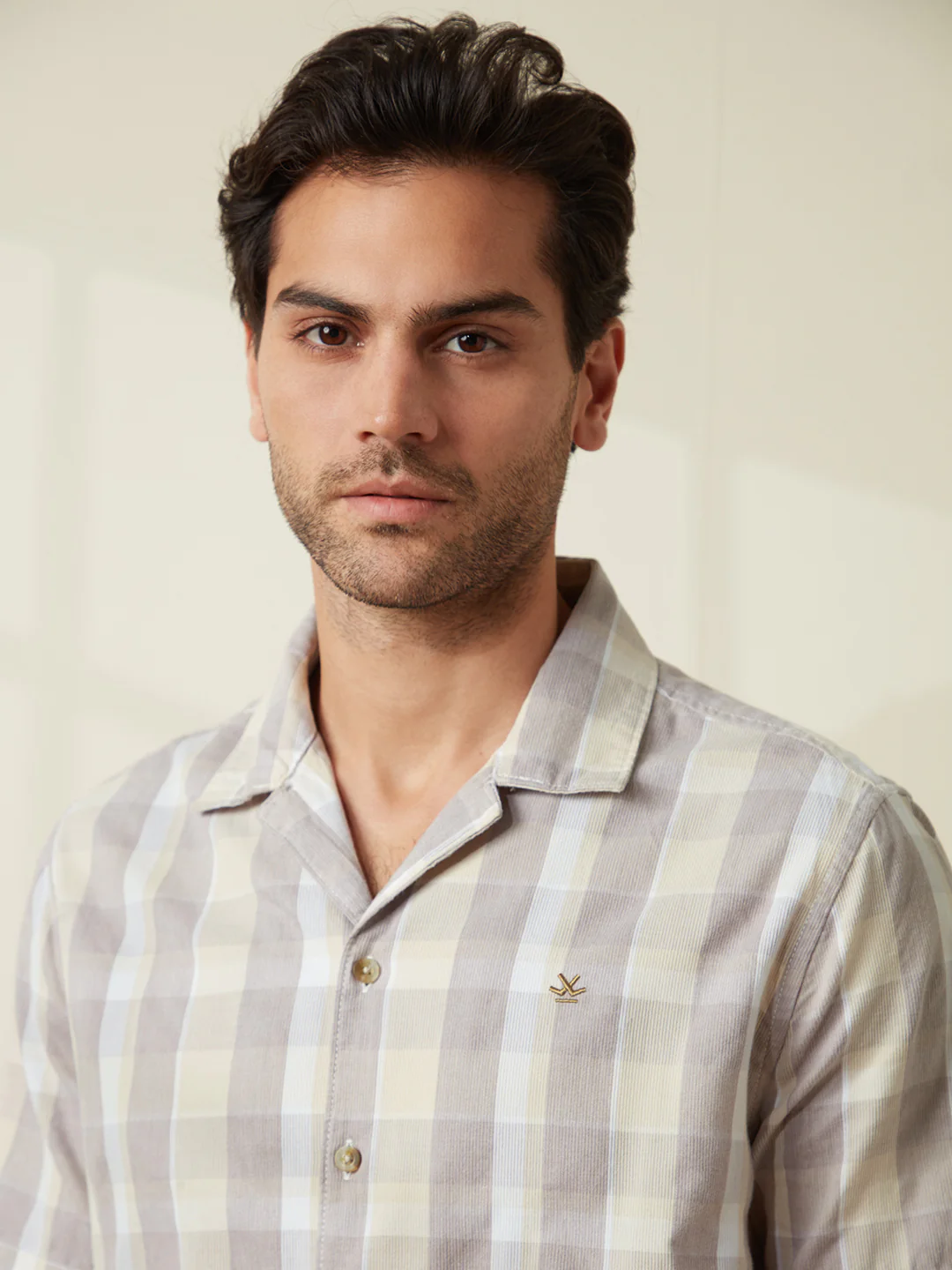 Casual Corduroy Resort Fit Shirt | Pink - Image 5