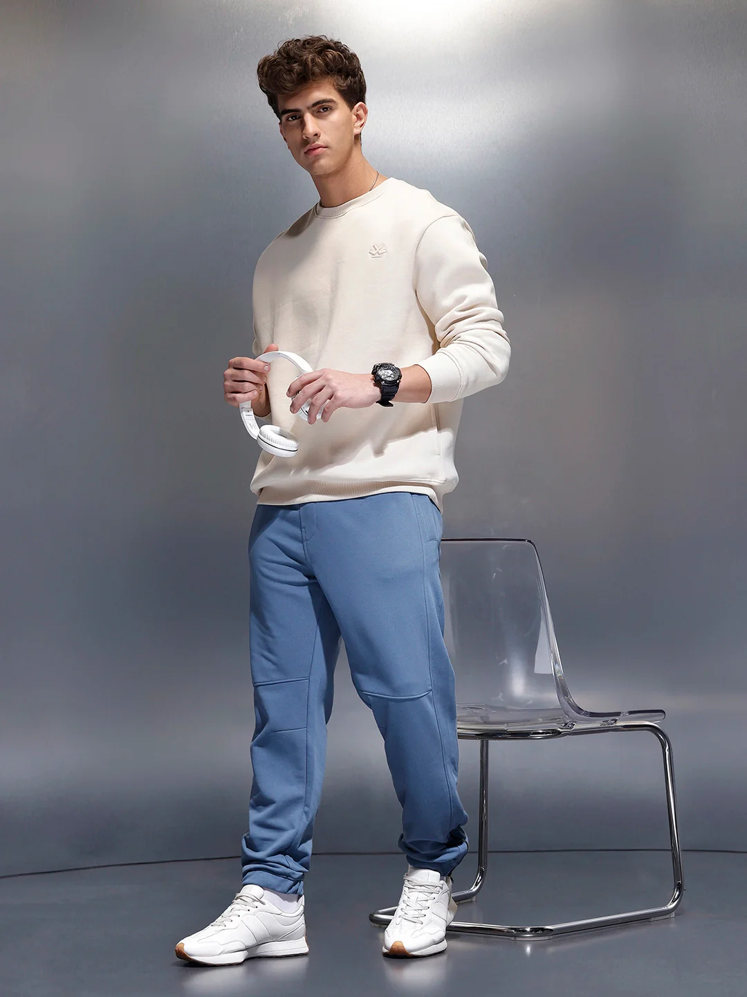 Classic Regular Fit Jogger  | Blue - Image 2