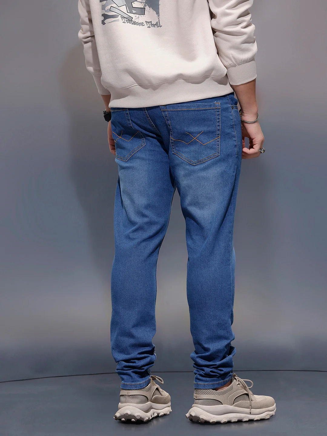 Classic Skinny Jeans   |  Blue - Image 3