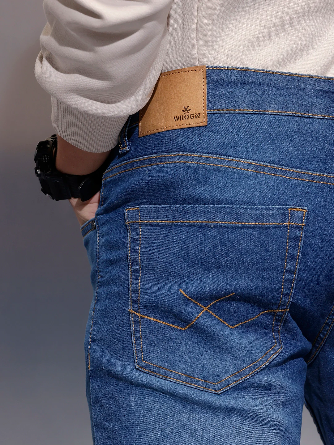 Classic Skinny Jeans   |  Blue - Image 5