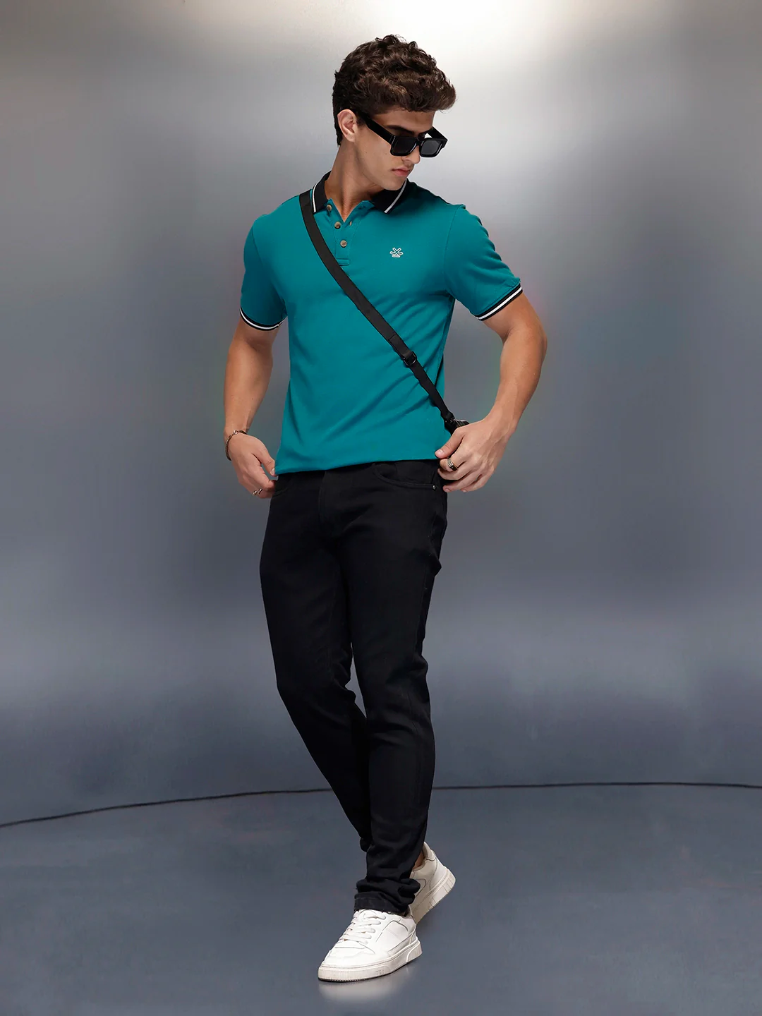 Classic Slim Fit Jeans   |  Black - Image 2