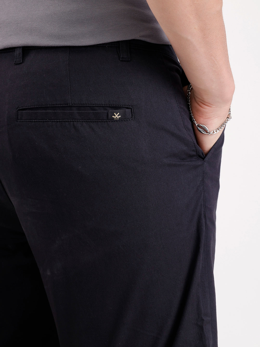 Classic Slim Fit Shorts   |  Black - Image 5